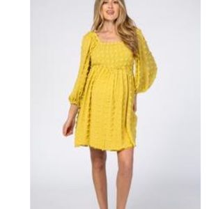 Pink blush maternity dress